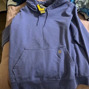 Carhartt Men's Purple-Lavender Hooded Pullover Sweatshirt